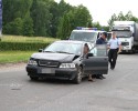 Kolizja na ul. Goworowskiej. Kierowca próbował uciekać (ZDJĘCIA)