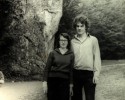 Z żoną Marią, lata 80-te 
