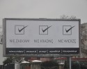 Billboard promujący ateizm w Ostrołęce: &#8222;Takie akcje godzą w naszą naturę&#8221; [ZDJĘCIA] 