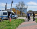 Potrącenie na skrzyżowaniu Ławskiej i Granicznej: Rowerzysta trafił do szpitala [ZDJĘCIA] 