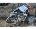 Wypadek. BMW uderzyło w betonowy przepust. 28-latek w stanie ciężkim [ZDJĘCIA]