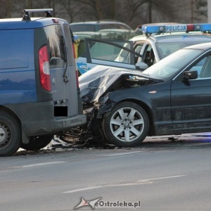 Ostrołęka: Wypadek na skrzyżowaniu 11 Listopada i Dobrzańskiego [ZDJĘCIA]