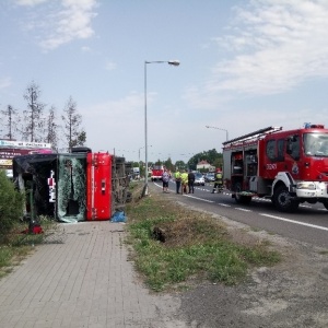 Nowa Dęba: Wypadek Polskiego Busa. Dużo poszkodowanych
