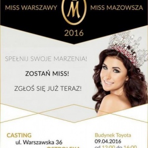 Casting na Miss Mazowsza i Warszawy już wkrótce w Ostrołęce