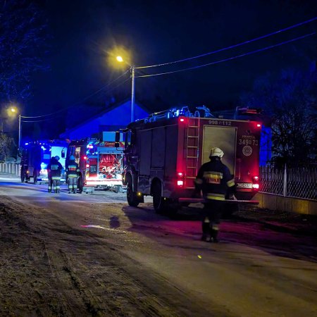 Pożar w Goworowie: Strażacy błyskawicznie opanowali sytuację