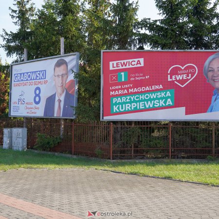 Kampania wyborcza ruszyła na dobre. Banery wyborcze kandydatów w Ostrołęce [ZDJĘCIA]
