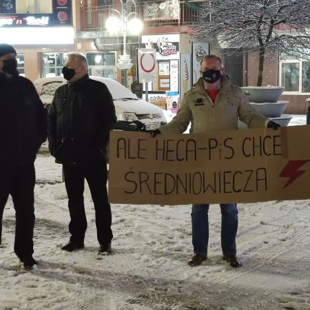 Strajk Kobiet. Tak w Ostrołęce protestują przeciwko wyrokowi TK [WIDEO, ZDJĘCIA]