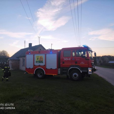 Pożar w Jeglijowcu. Na pomoc ruszyły cztery jednostki strażackie