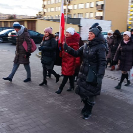 "Stop segregacji sanitarnej" - protest także w Ostrołęce [WIDEO, ZDJĘCIA]