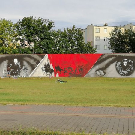 Mural historyczny w Ostrołęce [ZDJĘCIA]