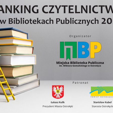 Dwa konkursy promujące aktywność czytelniczą w MBP w Ostrołęce