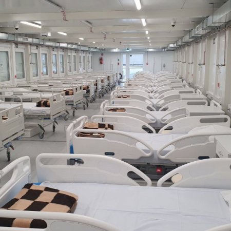 Ostrołęcki szpital tymczasowy przygotowany na piątą falę zakażeń