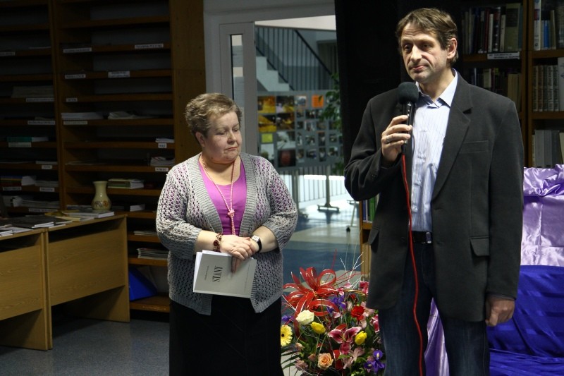 Podczas spotkania Wieczór w Arce ostrołęczanie mieli okazję zapoznać się z poezją Arkadiusza Kruczyka