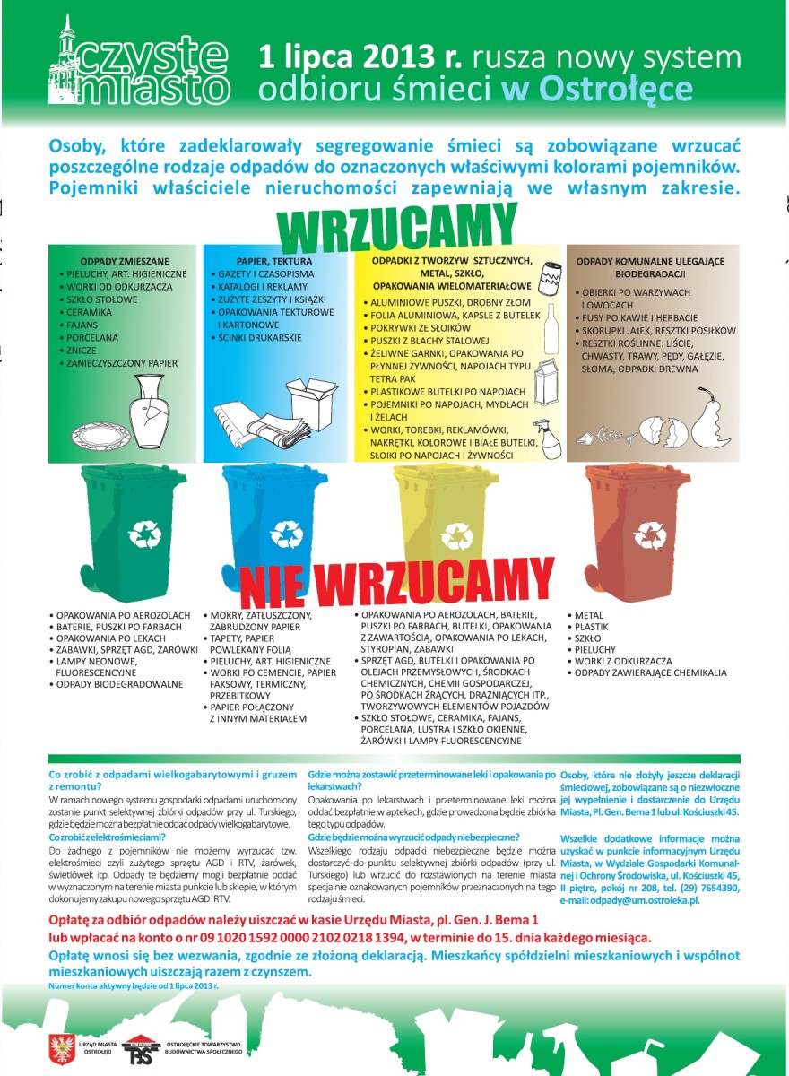 Taka ulotka zawisła w blokach ostrołęckich spółdzielni i wspólnot mieszkaniowych