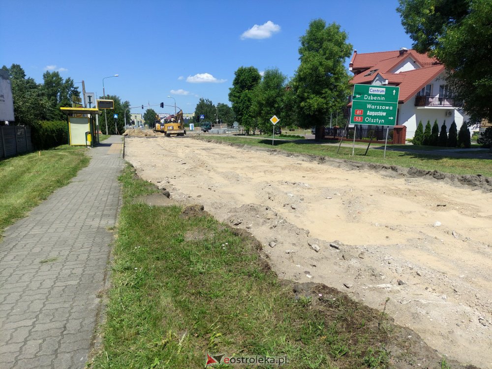 Trwa przebudowa ul. Goworowskiej