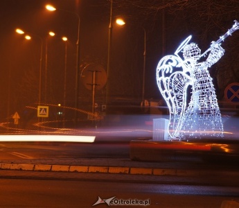 Świąteczne iluminacje w Ostrołęce [VIDEO, ZDJĘCIA]