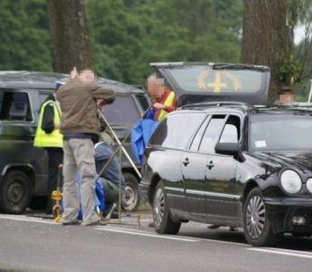 Wypadek śmiertelny w miejscowości Antonie (zdjęcia)