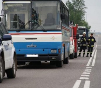 Wypadek śmiertelny w miejscowości Grodzisk (zdjęcia, wideo)