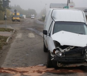 Wypadek na ul. Granicznej (zdjęcia)