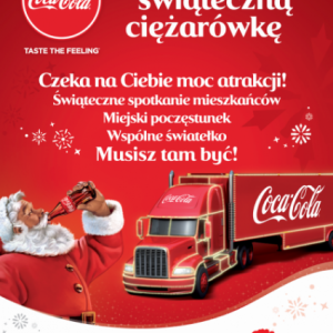 Maków Mazowiecki: Wigilia Miejska i ciężarówka Coca-Coli
