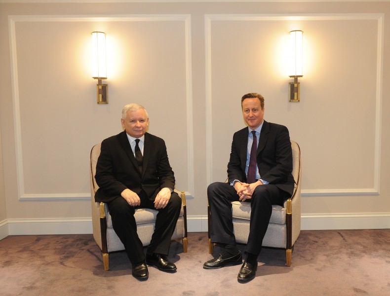 Spotkanie Prezesa PiS J.Kaczyńskiego z Premierem Wielkiej Brytanii D.Cameronem, fot. pis.org.pl