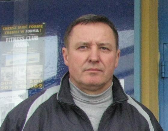 Trener Krzysztof Adamczyk