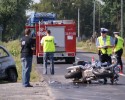 Wypadek w Wachu. Motocyklista przyciśnięty dwoma samochodami