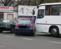 Zderzenie dwóch samochodów i autobusu przy dworcu PKS (ZDJĘCIA)