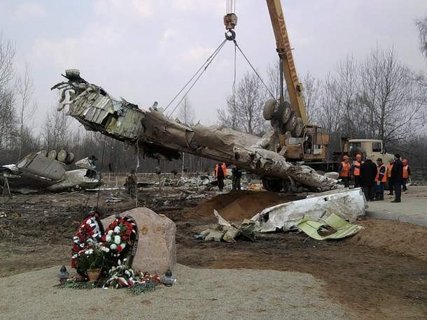 Katastrofa w Smoleńsku (fot. yandex.ru)