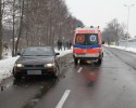Wypadek na ul. Goworowskiej. Potrącona kobieta została odwieziona do szpitala (WIDEO, ZDJĘCIA)