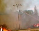 Bielsko-Biała: Pożar hali PKP (WIDEO)