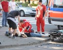 Wypadek na skrzyżowaniu 11 Listopada i Inwalidów Wojennych. Jedna osoba trafiła do szpitala (ZDJĘCIA)