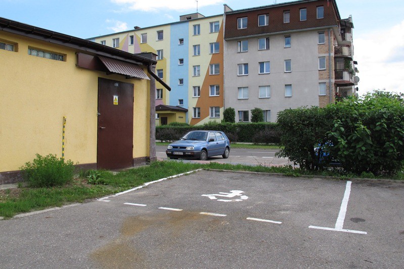 "Podejrzane" miejsce parkingowe przy ul. Berlinga