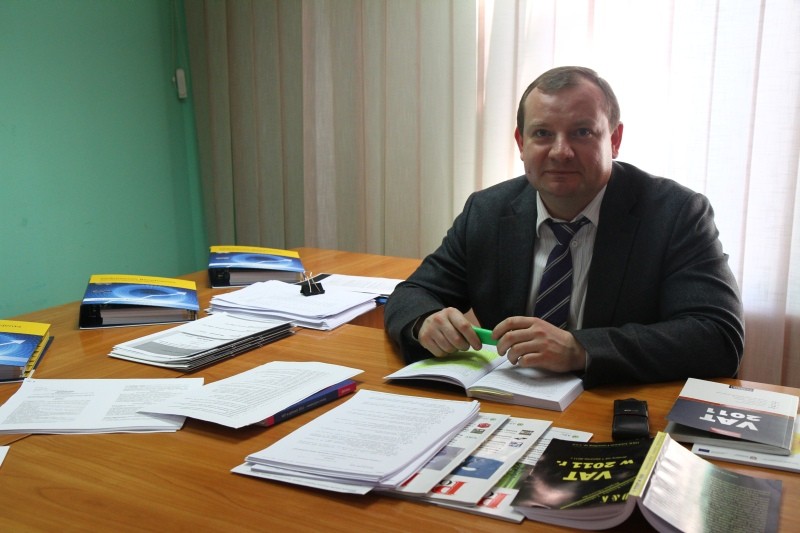 Krzysztof Byjocha, udzielał porad dotyczących nowelizacji ustawy VAT (fot. R. Dawid)