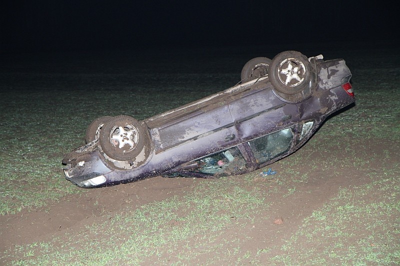 Policjanci na miejscu zastali jedynie pusty samochód (fot. Roxana Dawid)