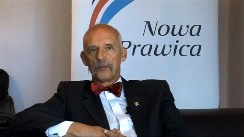 Janusz Korwin-Mikke (fot. youtube) 