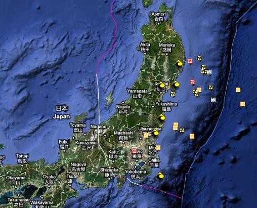 Wstrząs prawdopodobnie przesunął też największą wyspę Japonii - Honsiu o 2,4 m