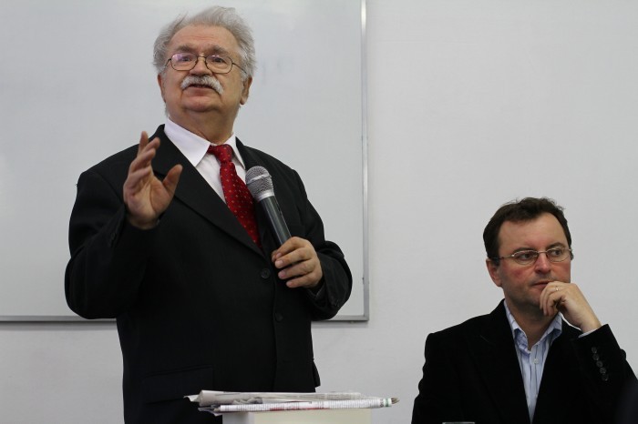 Profesor Jerzy Robert Nowak i poseł Arkadiusz Czartoryski (fot. R. Dawid)