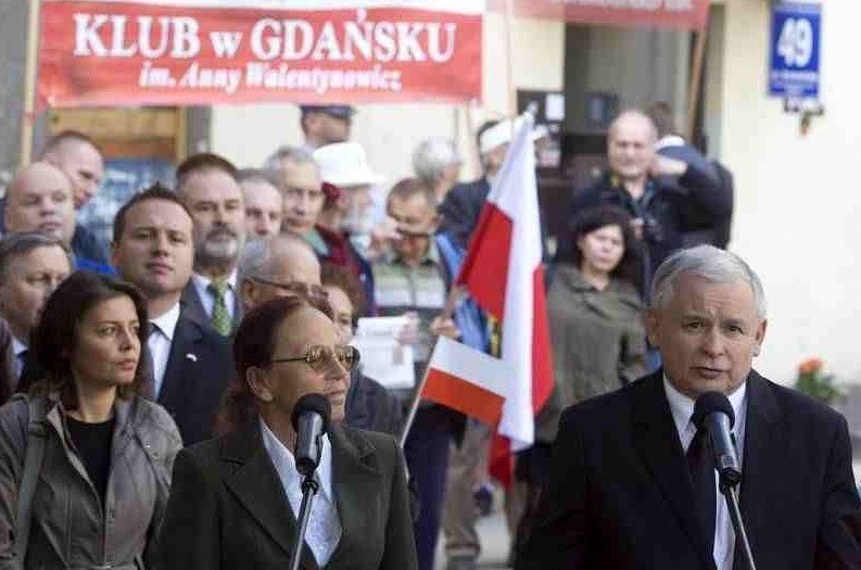 Joanna Duda-Gwiazda i Jarosław Kaczyński (fot. wybierzpis.org.pl) 