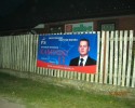 Brudna kampania w gminie Kadzidło? Ktoś każe usuwać i kradnie banery kandydata PiS 