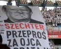 Kibice Lecha i Legii: "Szechter - przeproś za ojca i brata" (WIDEO)