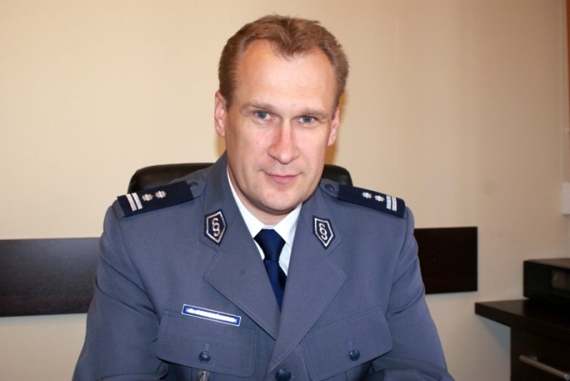 Stanisław Szcześniak, p.o. Komendanta Miejskiego Policji w Ostrołęce (fot. eOstroleka.pl) 