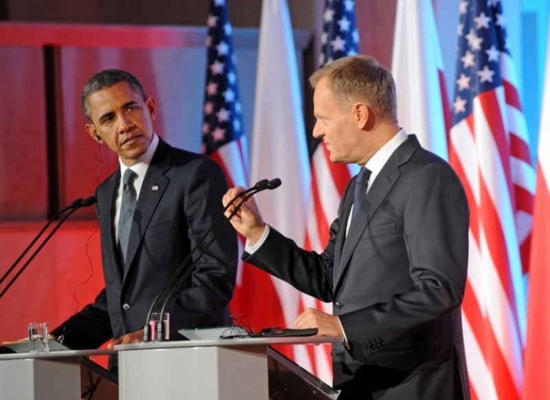 Barack Obama z Donaldem Tuskiem (fot. premier.gov.pl)