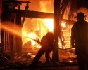 Pożar drewnianej szopy w Gnatach 