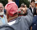 Prowokacja na wiecu Andrzeja Gwiazdy (VIDEO)