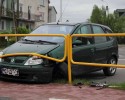 Zderzenie samochodów na skrzyżowaniu Korczaka z Poznańską. Kierowca w szpitalu (ZDJĘCIA) 