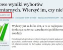 W czerwonej ramce data publikacji artykułu 