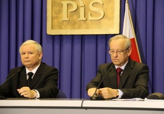 Jarosław Kaczyński i Bolesław Piecha (fot. pis.org.pl)