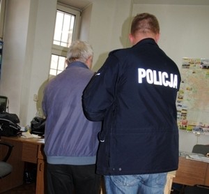 Ryszard C. po zatrzymaniu przez policję (fot. policja) 
