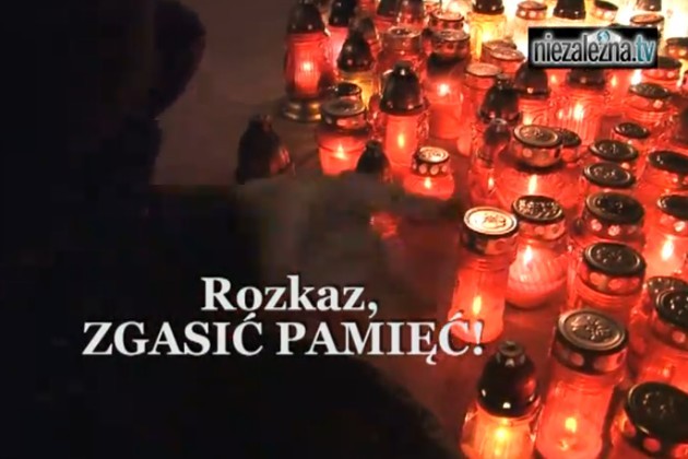 Kadr z filmu "Rozkaz: Zgasić pamięć" (fot. youtube)